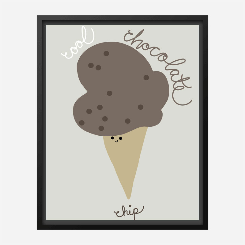 Chocolate Chip Wall Art Print