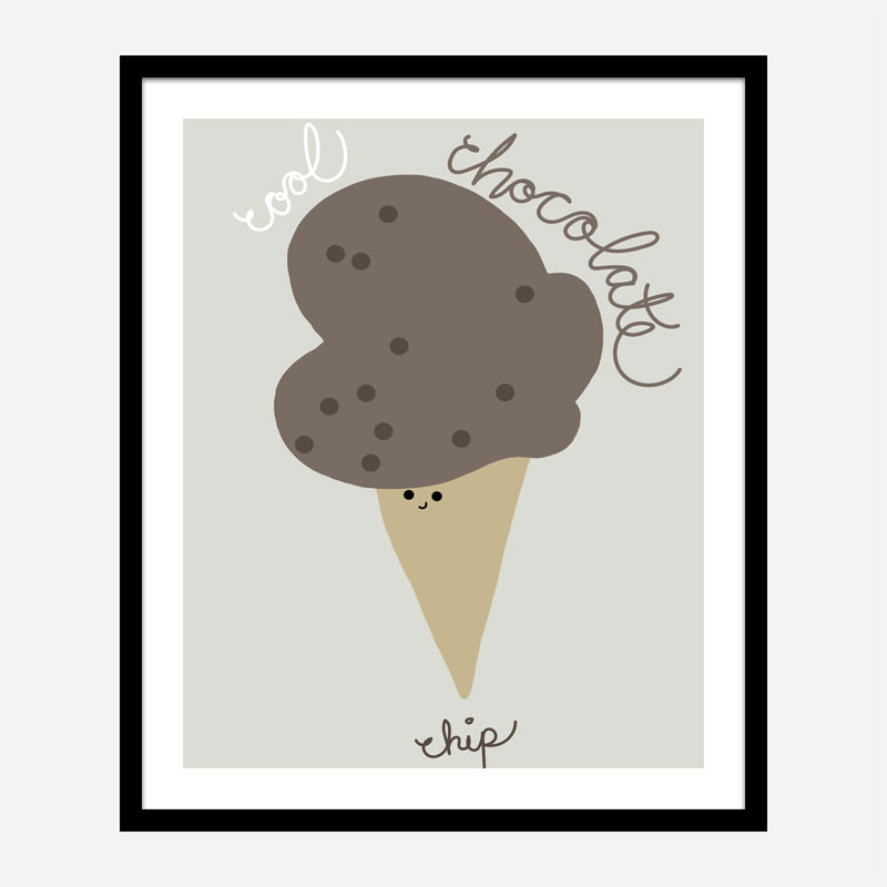 Chocolate Chip Wall Art Print