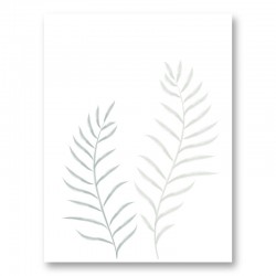 Pale Plants Wall Art Print