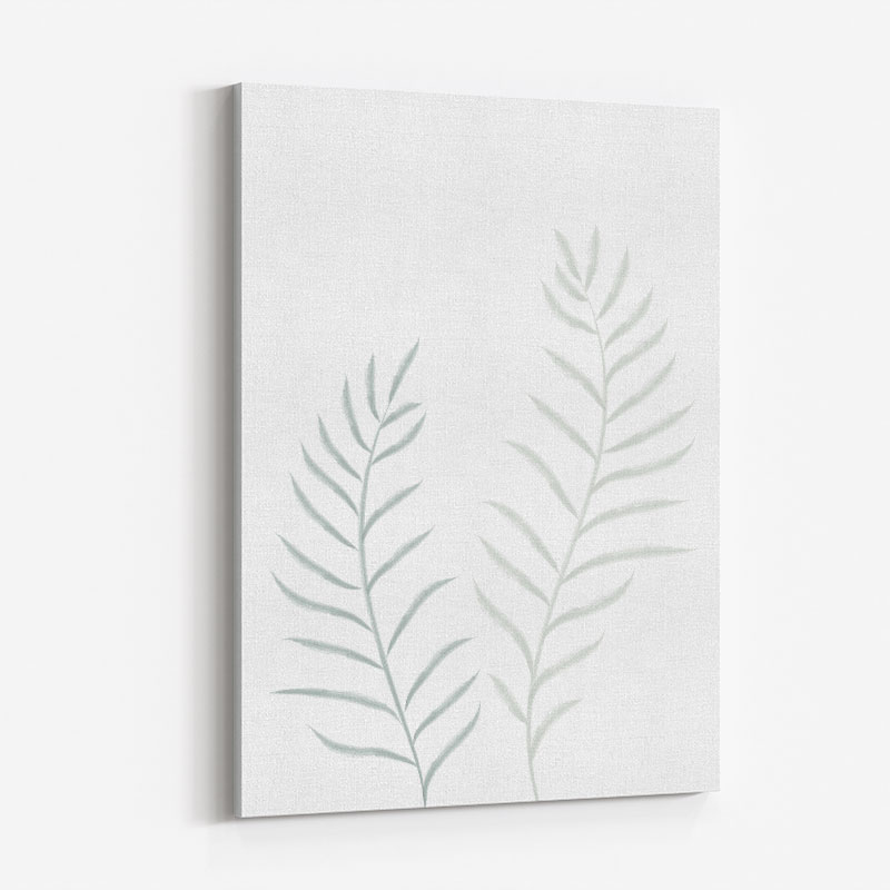 Pale Plants Wall Art Print