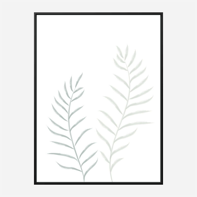 Pale Plants Wall Art Print Pale Plants Wall Art Print