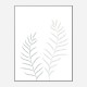 Pale Plants Wall Art Print