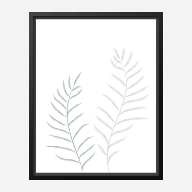 Pale Plants Wall Art Print Pale Plants Wall Art Print