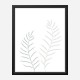 Pale Plants Wall Art Print