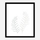 Pale Plants Wall Art Print