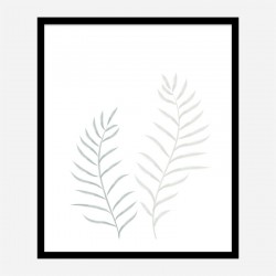 Pale Plants Wall Art Print