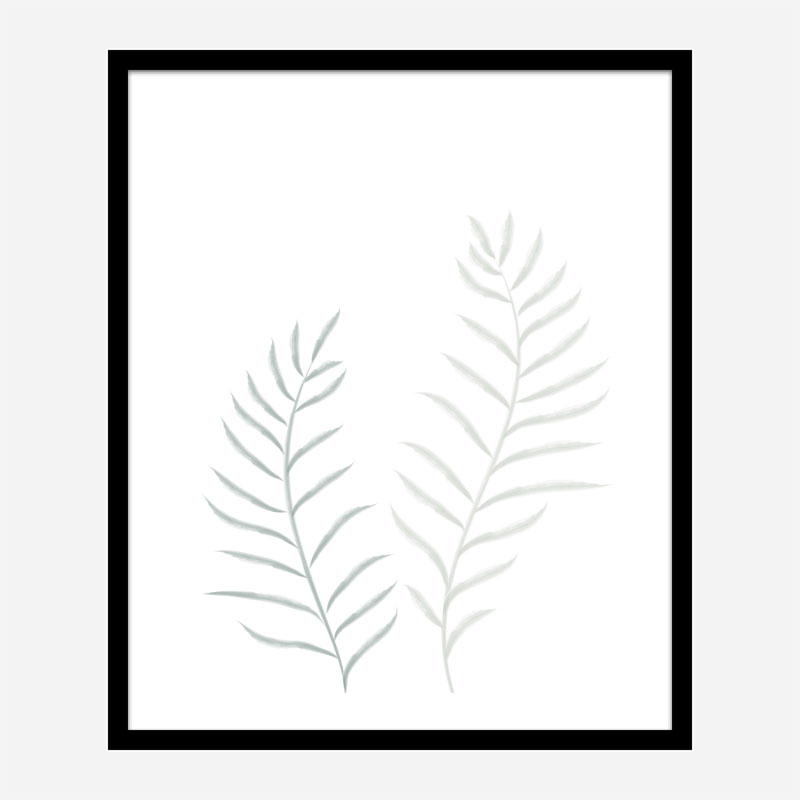Pale Plants Wall Art Print Pale Plants Wall Art Print
