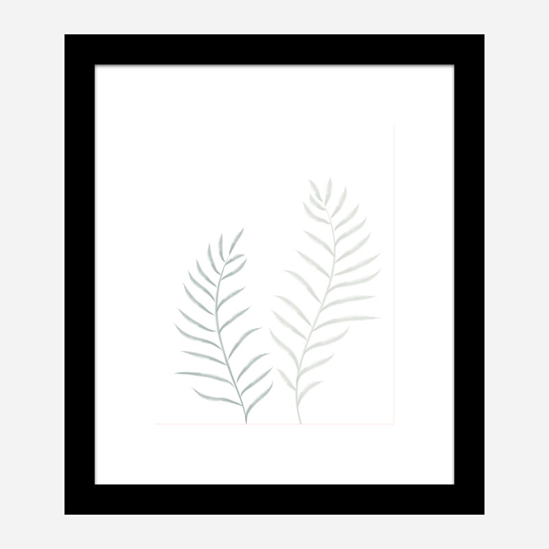 Pale Plants Wall Art Print Pale Plants Wall Art Print