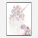 Floral Unicorn Wall Art Print