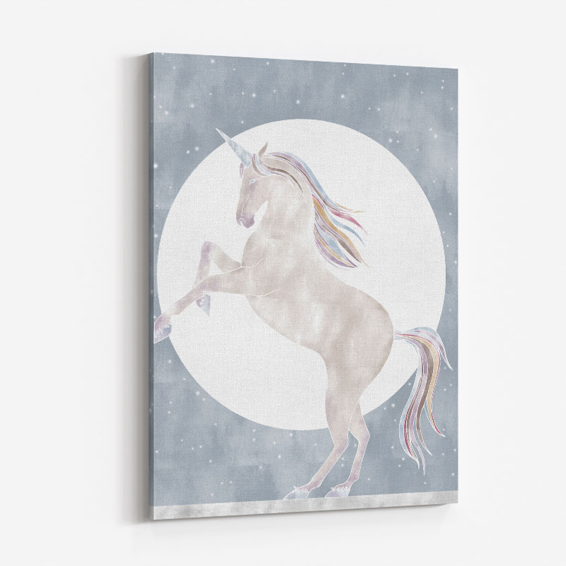 Rising Unicorn Wall Art Print