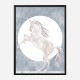 Rising Unicorn Wall Art Print