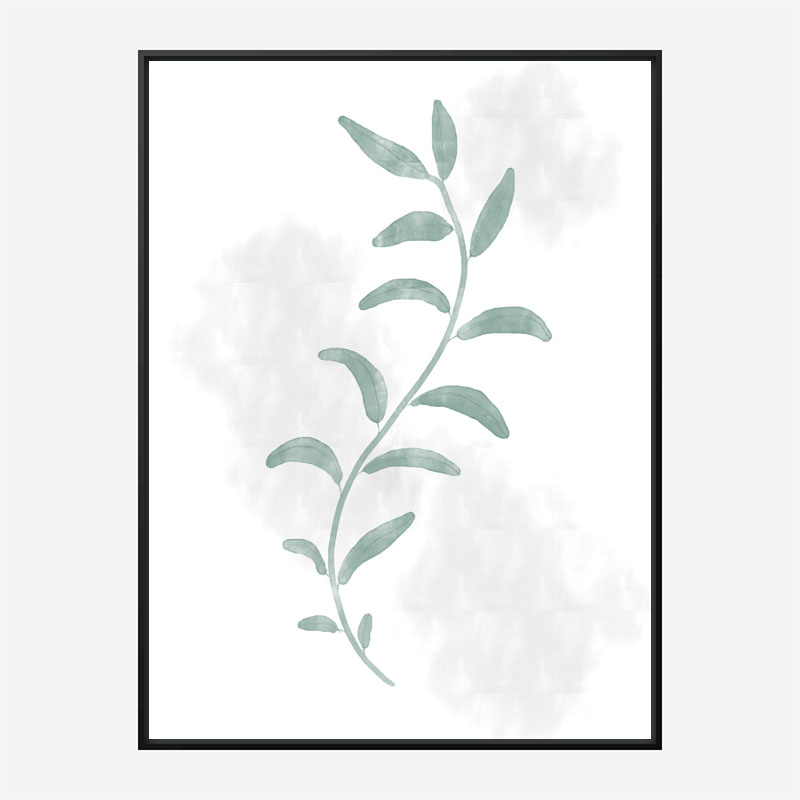 Jazzy Leaves Wall Art Print