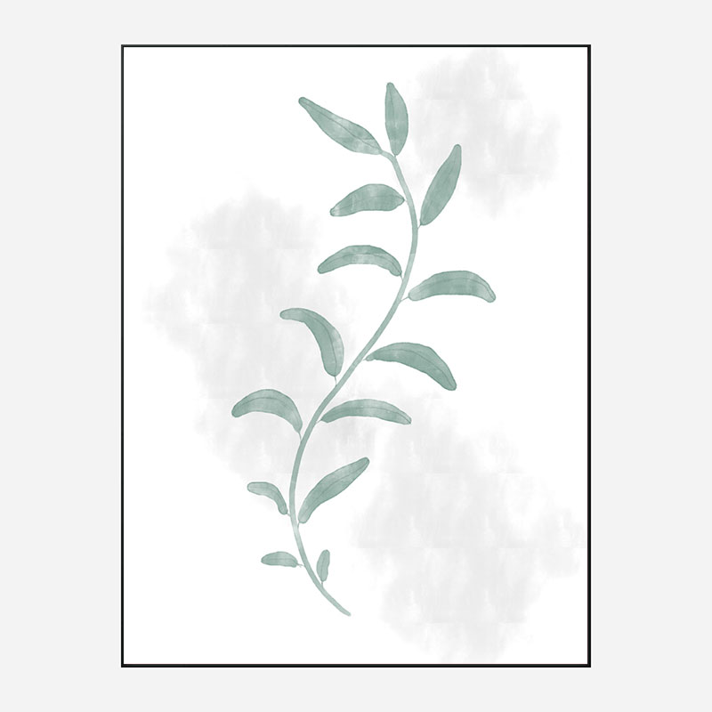 Jazzy Leaves Wall Art Print