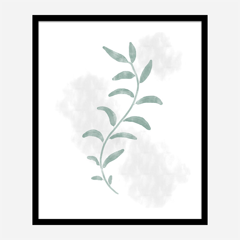 Jazzy Leaves Wall Art Print