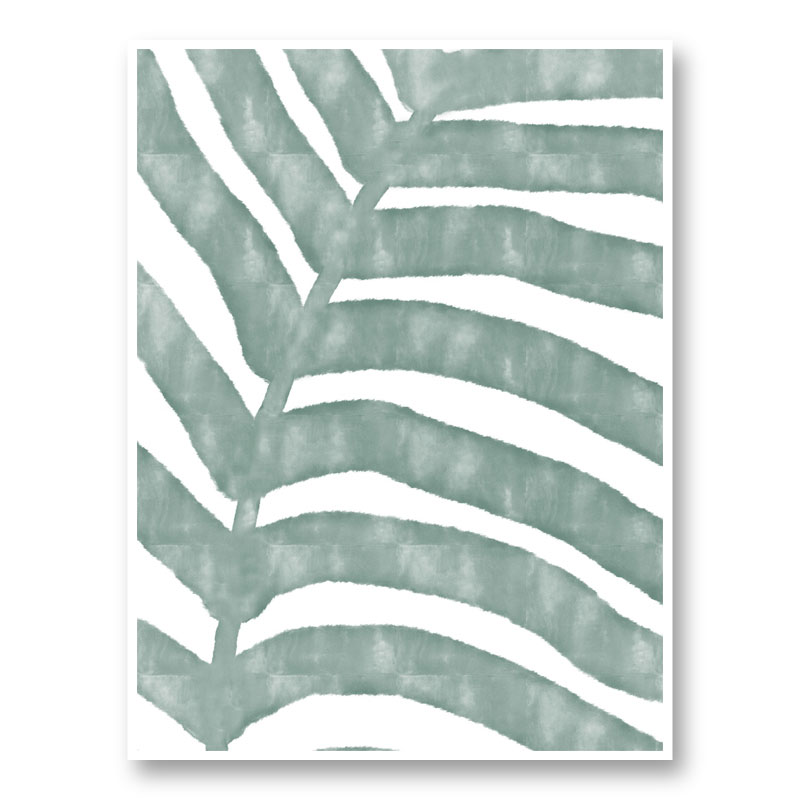 Palm Stripes Wall Art Print