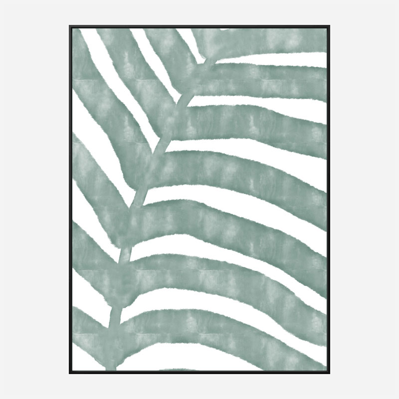 Palm Stripes Wall Art Print