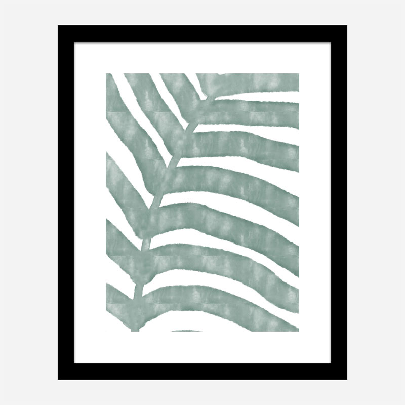 Palm Stripes Wall Art Print