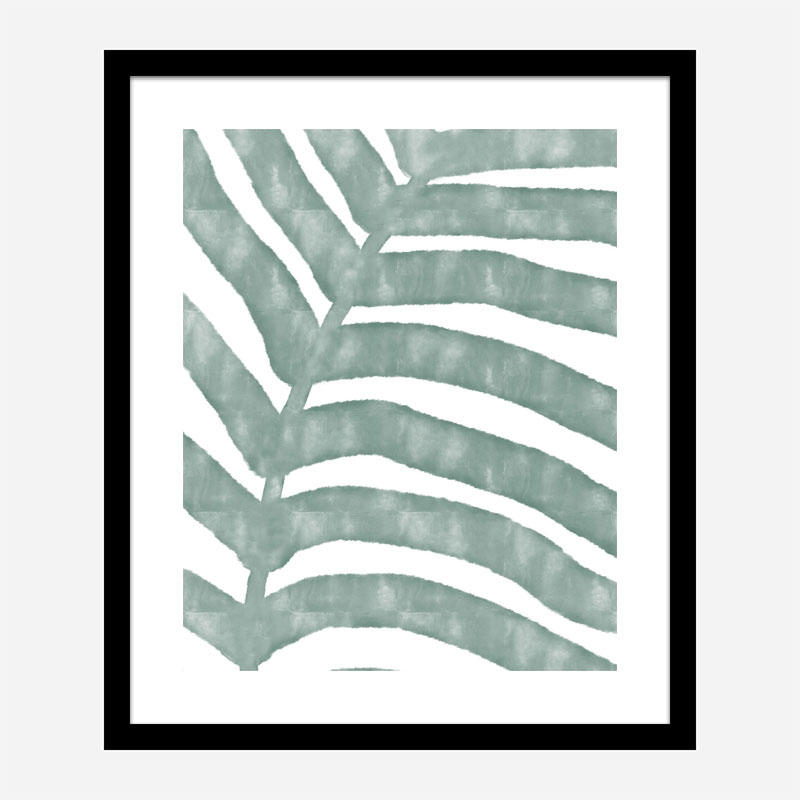 Palm Stripes Wall Art Print