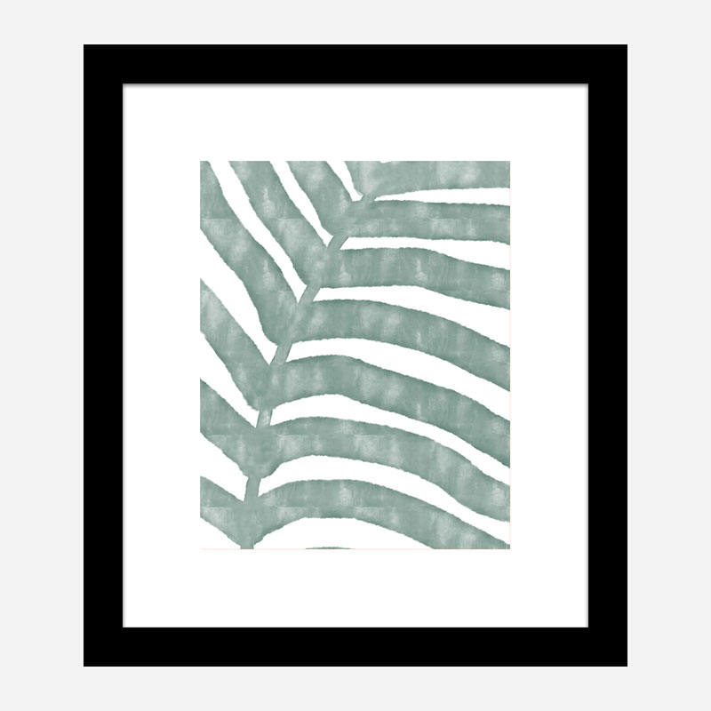 Palm Stripes Wall Art Print