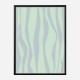 Wavy Stripes Wall Art Print