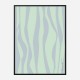 Wavy Stripes Wall Art Print