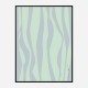 Wavy Stripes Wall Art Print