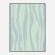 Wavy Stripes Wall Art Print