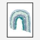 Rainbow Blues Wall Art Print Rainbow Blues Wall Art Print