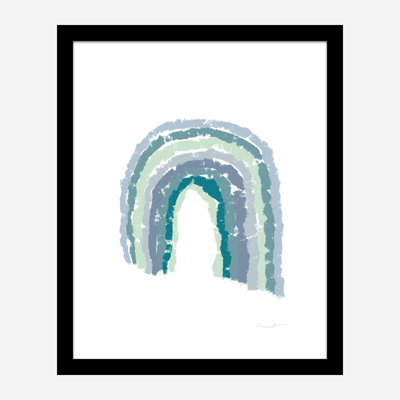 Rainbow Blues Wall Art Print Rainbow Blues Wall Art Print