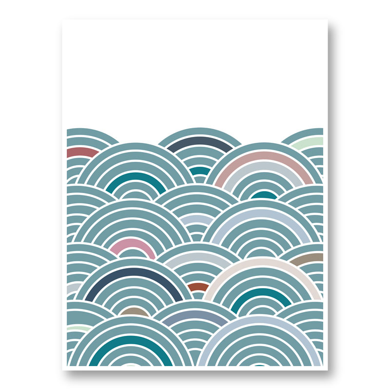 Sea of Rainbows Wall Art Print