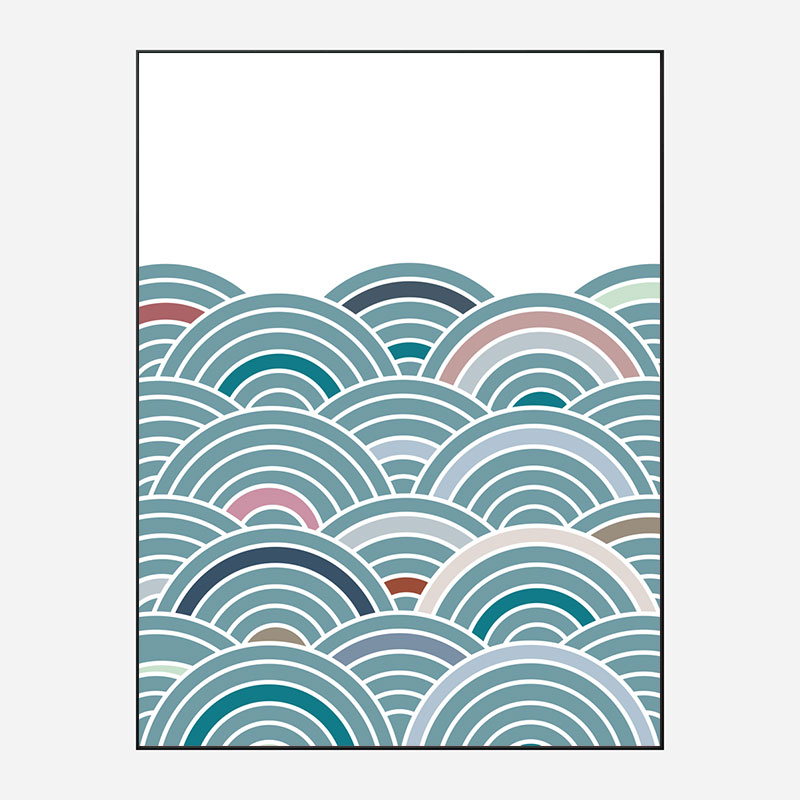 Sea of Rainbows Wall Art Print