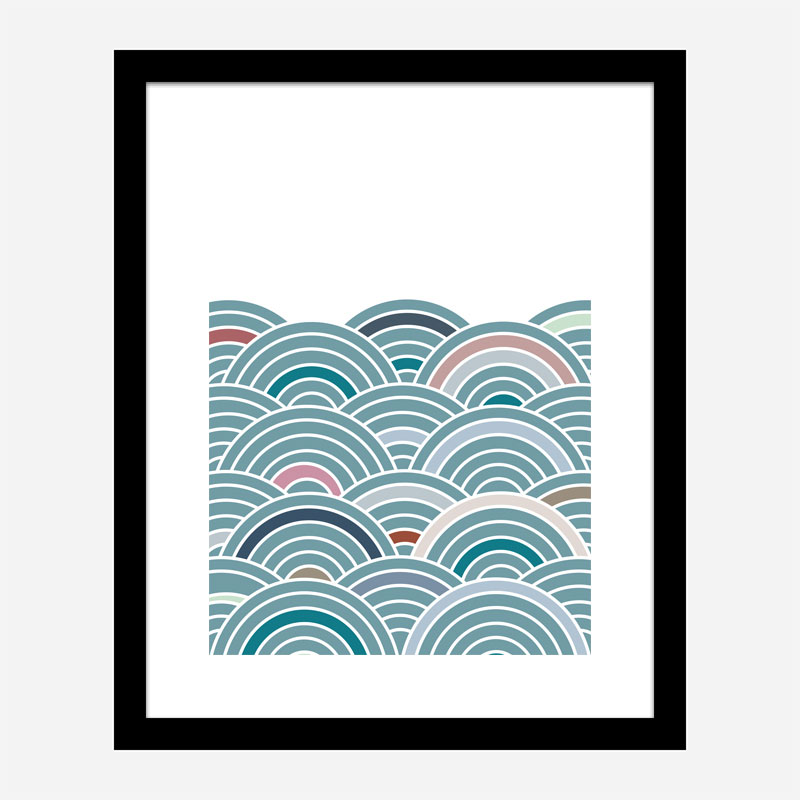 Sea of Rainbows Wall Art Print