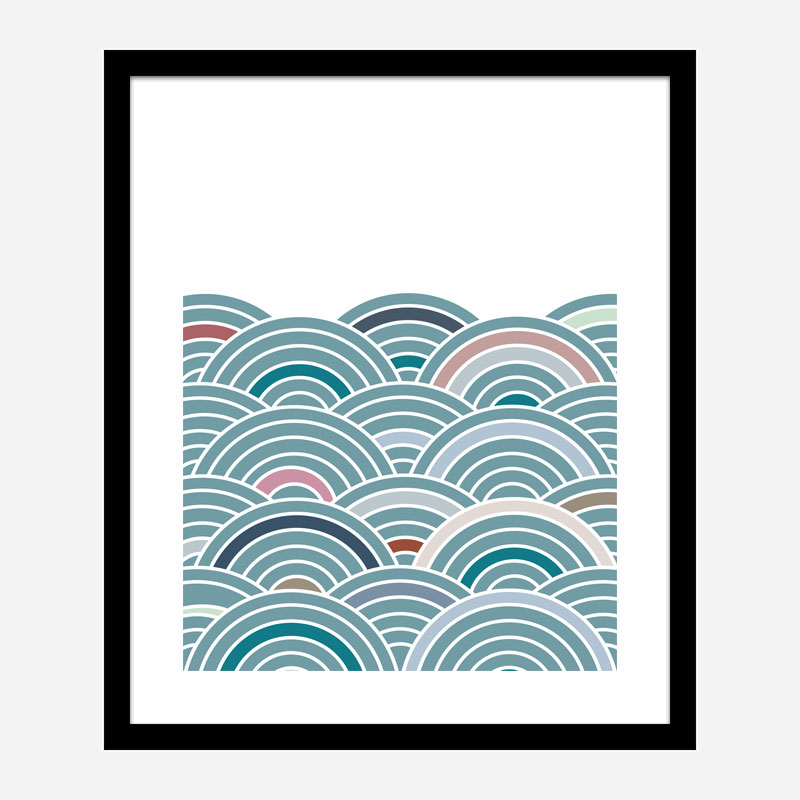 Sea of Rainbows Wall Art Print