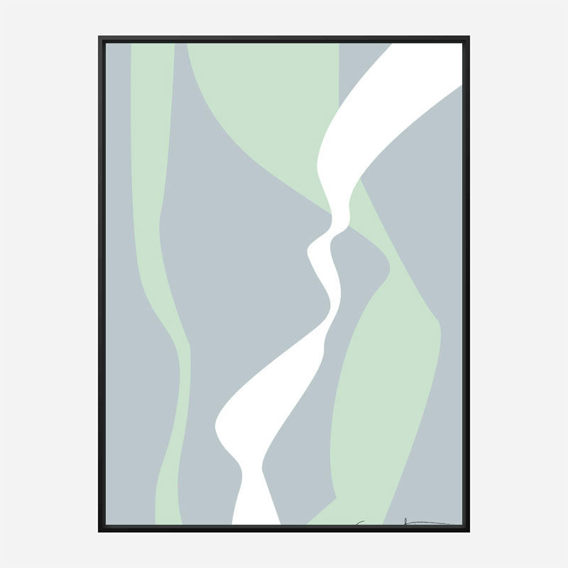 Wavy Tracks Wall Art Print Wavy Tracks Wall Art Print