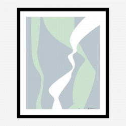 Wavy Tracks Wall Art Print