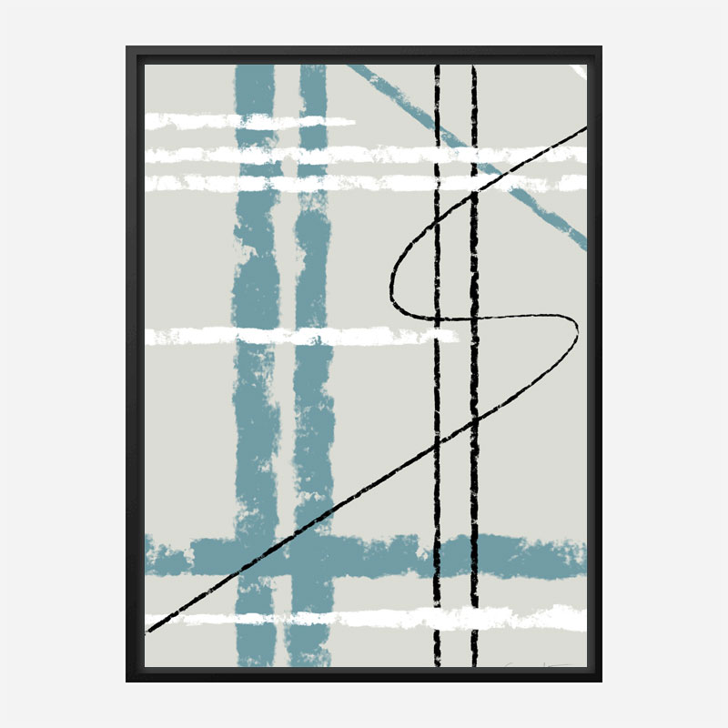 Messy Lines Wall Art Print