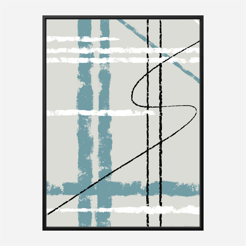 Messy Lines Wall Art Print