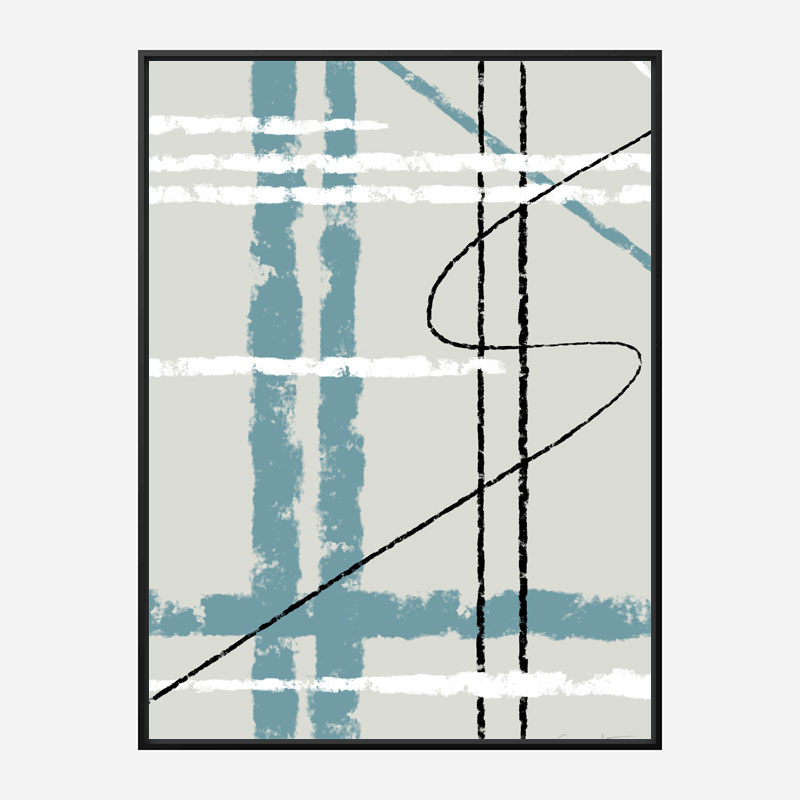 Messy Lines Wall Art Print