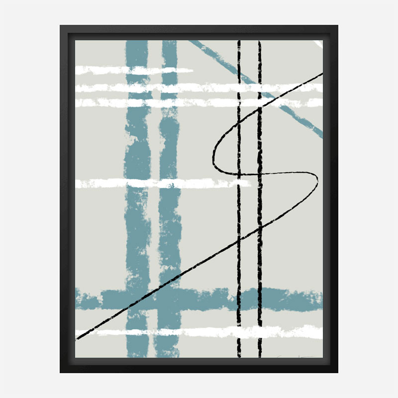 Messy Lines Wall Art Print