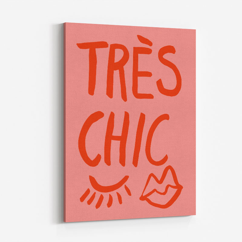 Tres Chic Pink Wall Art Print Tres Chic Pink Wall Art Print