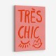 Tres Chic Pink Wall Art Print Tres Chic Pink Wall Art Print
