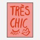 Tres Chic Pink Wall Art Print Tres Chic Pink Wall Art Print