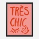 Tres Chic Pink Wall Art Print Tres Chic Pink Wall Art Print