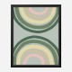 Double Rainbow Green Wall Art Print Double Rainbow Green Wall Art Print