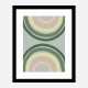 Double Rainbow Green Wall Art Print Double Rainbow Green Wall Art Print