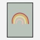 Rainbow Green Wall Art Print Rainbow Green Wall Art Print