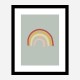 Rainbow Green Wall Art Print Rainbow Green Wall Art Print