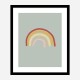 Rainbow Green Wall Art Print Rainbow Green Wall Art Print