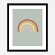 Rainbow Green Wall Art Print