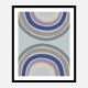 Double Rainbow Blue Wall Art Print Double Rainbow Blue Wall Art Print